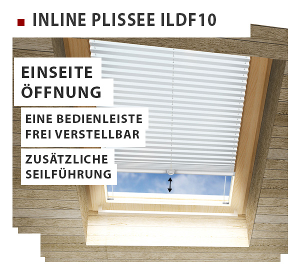 INLINE Dachfenster-Plissee ILDF10