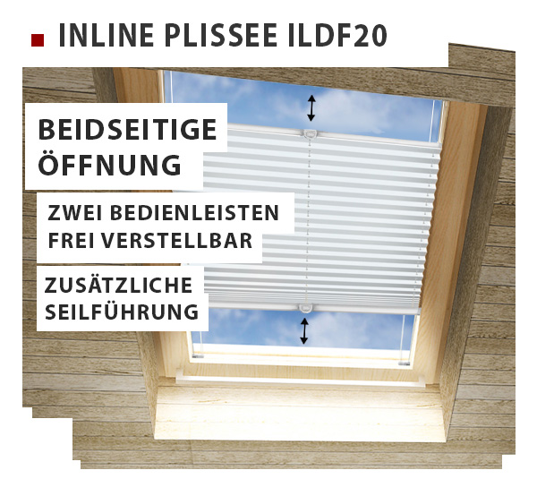 INLINE Dachfenster-Plissee ILDF20